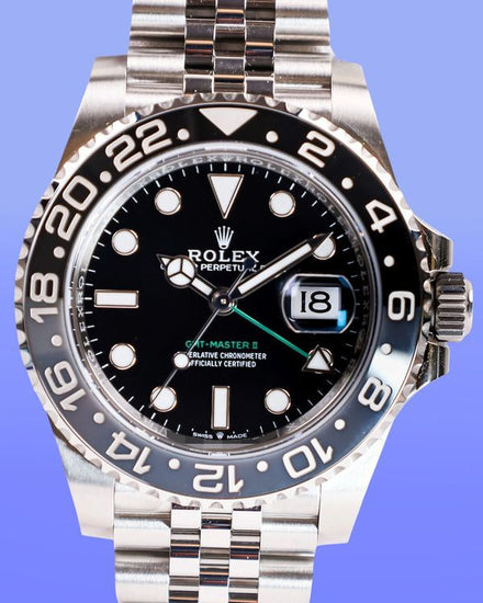 2026 Rolex GMT-Master II "Bruce Wayne" 40MM Black Dial Jubilee Bracelet (126710GRNR)