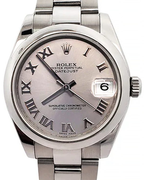 Rolex Datejust 31MM Silver Roman Dial Oyster Bracelet (178240)