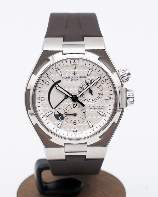 Vacheron Constantin Overseas Dual Time 42MM White Dial Rubber Strap (47450/B01A-9226)