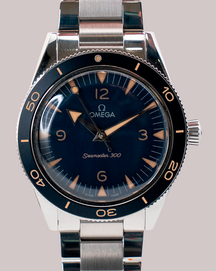2022 Omega Seamaster 300 41MM Blue Dial Steel Bracelet (234.30.41.21.03.001)