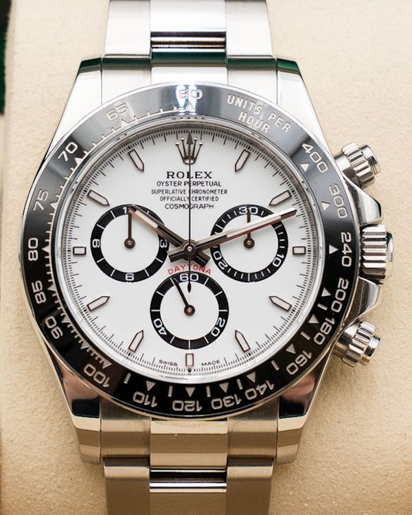 2025  Rolex Cosmograph Daytona "Panda" 40MM White Dial Oyster Bracelet (116500LN)