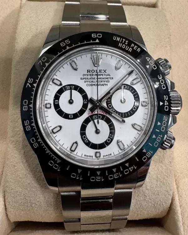 2018 Rolex Cosmograph Daytona "Panda" 40MM White Dial Oyster Bracelet (116500LN)