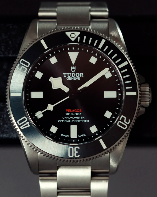 2025 Tudor Pelagos 39MM Black Dial Titanium Bracelet (25407N)