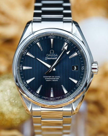 No Reserve - 2024 Omega Seamaster Aqua Terra 150M 41.5MM Blue Dial Steel Bracelet (231.10.42.21.03.003)