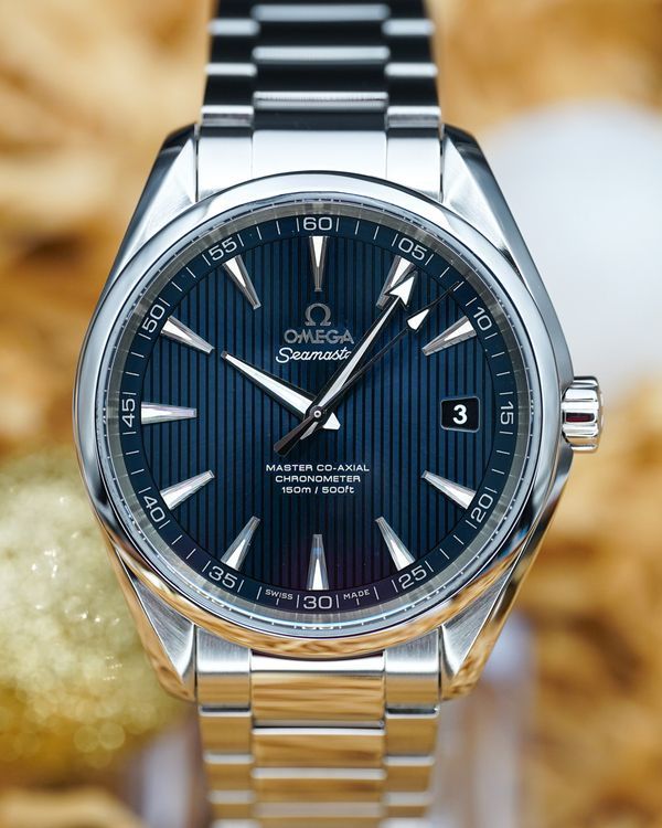No Reserve - 2024 Omega Seamaster Aqua Terra 150M 41.5MM Blue Dial Steel Bracelet (231.10.42.21.03.003)