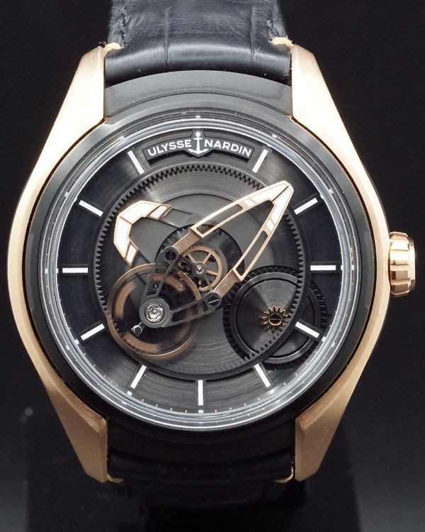 2025 Ulysse Nardin Freak X 43MM Black Dial Leather Strap (2305-270/02)