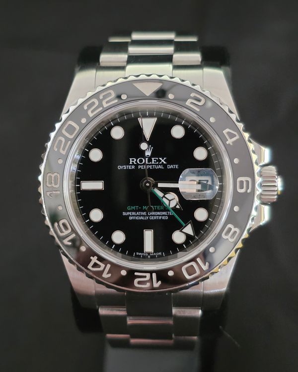 Rolex GMT-Master II 40MM Black Dial Oyster Bracelet (116710LN)