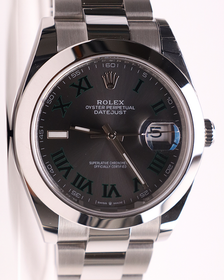 2026 Rolex Datejust "Wimbledon" 41MM Slate Dial Oyster Bracelet (126300)