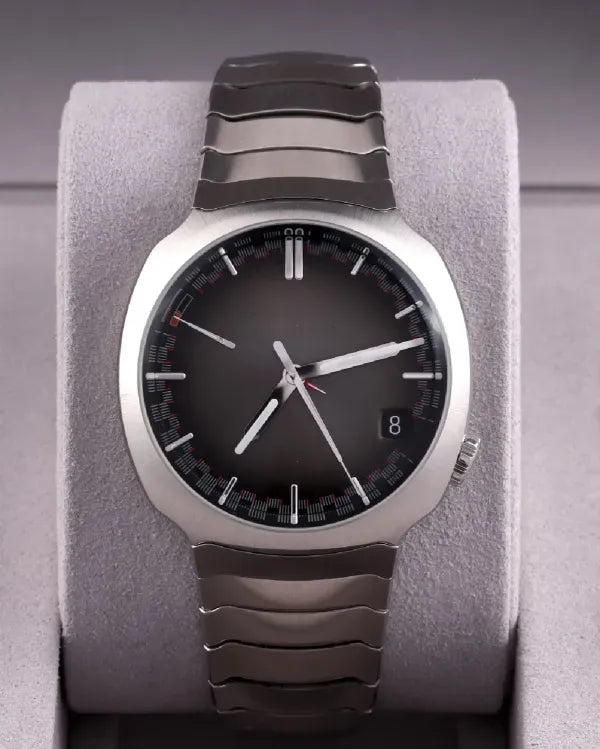 2022 H. Moser & Cie Streamliner Perpetual Calendar 42.3MM Grey Dial Steel Bracelet (6812-1200)