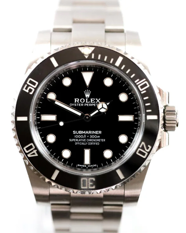 Rolex Submariner No Date 40MM Black Dial Oyster Bracelet (114060)
