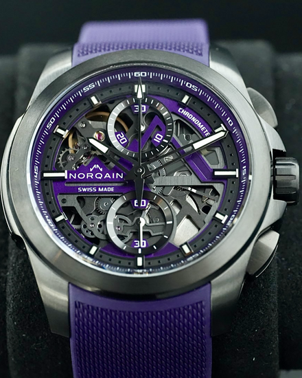 2024 Norqain Independence Chrono L.E. 42MM Skeleton Dial Rubber Strap (N3200.40T01.P01.R01)