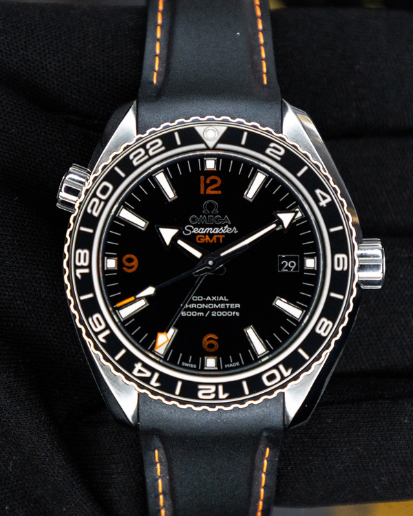 No Reserve - 2025 Omega Seamaster Planet Ocean 600M 43.5MM Black Dial Rubber Strap (232.32.44.22.01.002)