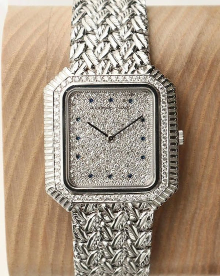 Audemars Piguet Ultra Thin Haute Joaillerie 31MM Diamond Pavé Dial White Gold Bracelet (342869)