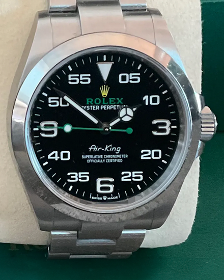 2025 Rolex Air-King 40MM Black Dial Oyster Bracelet (126900)