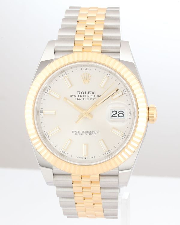 2026 Rolex Datejust 41MM Silver Dial Two-Tone Jubilee Bracelet (126333)