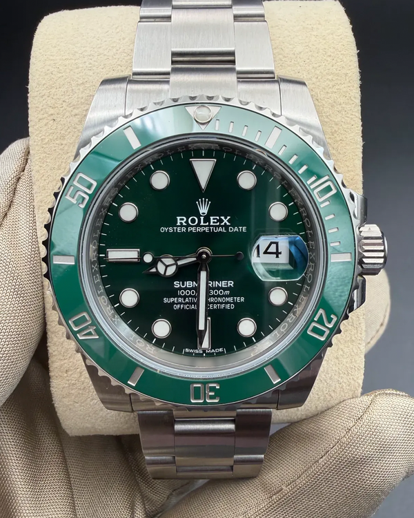 2020 Rolex Submariner Date "Hulk" 40MM Green Dial Oyster Bracelet (116610LV)