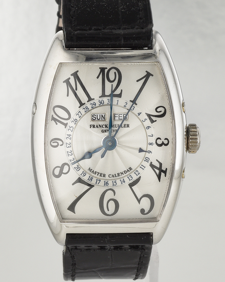 Franck Muller Master Calendar 43MM Silver Dial Leather Strap (2852 MC)