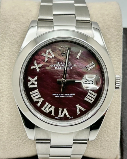 2020 Rolex Datejust 41MM Aftermarket Mother of Pearl Dial Oyster Bracelet (126300)