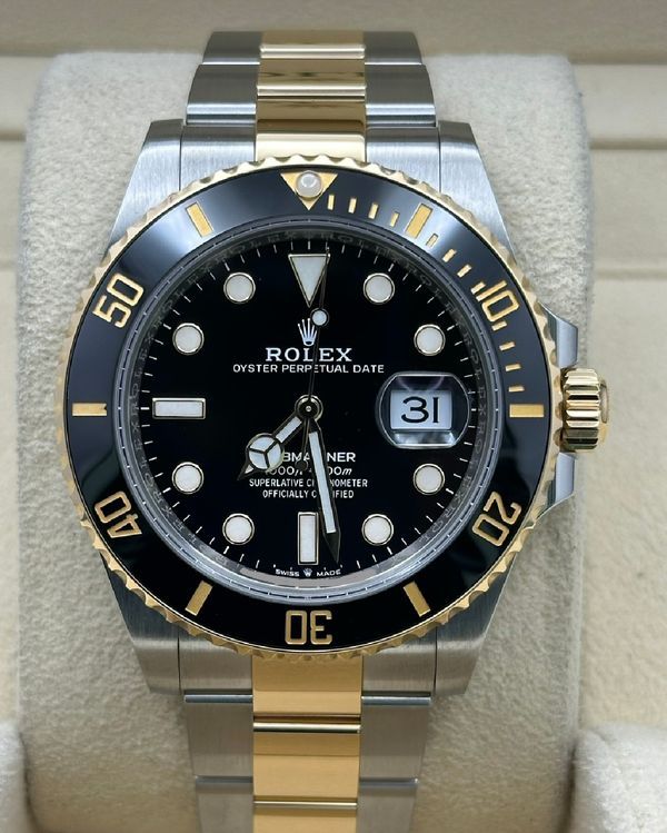 2022 Rolex Submariner Date 41MM Black Dial Two-Tone Oyster Bracelet (126613LN)