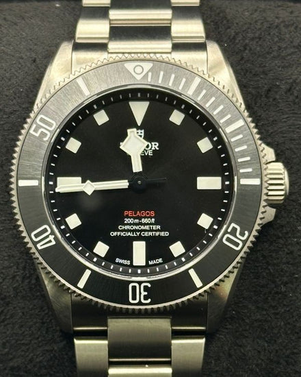 2026 Tudor Pelagos 39MM Black Dial Titanium Bracelet (25407N)