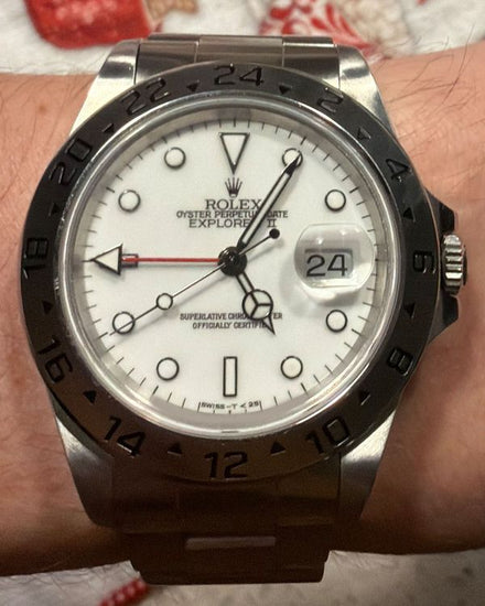 1997 Rolex Explorer II "Polar" 40MM White Dial Oyster Bracelet (16570)