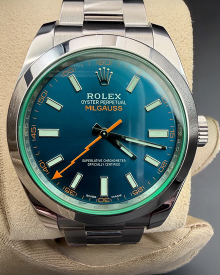 2023 Rolex Milgauss 40MM Blue Dial Oyster Bracelet (116400GV)