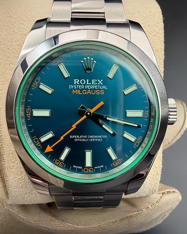 2023 Rolex Milgauss 40MM Blue Dial Oyster Bracelet (116400GV)