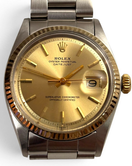 Rolex Datejust 36MM Champagne Dial Oyster Bracelet (1601)