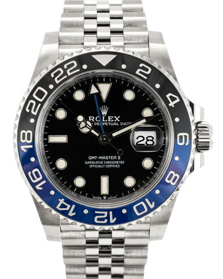 Rolex GMT-Master II "Batgirl" 40MM Black Dial Jubilee Bracelet (126710BLNR)