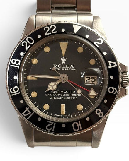 Rolex GMT-Master 40MM Black Dial Oyster Bracelet (1675)