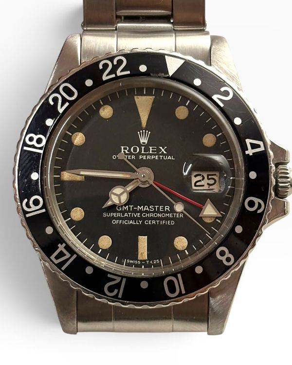 Rolex GMT-Master 40MM Black Dial Oyster Bracelet (1675)