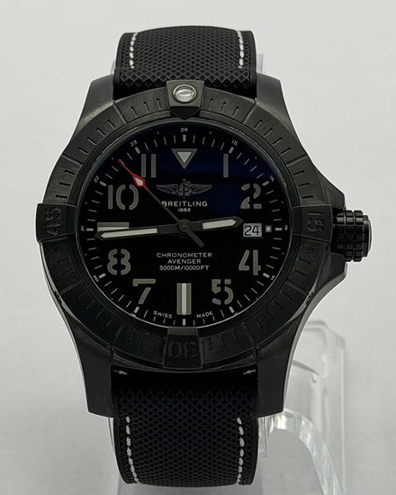 2024 Breitling Avenger Seawolf Night Mission 45MM Black Dial Textile Strap (V17319101B1X1)