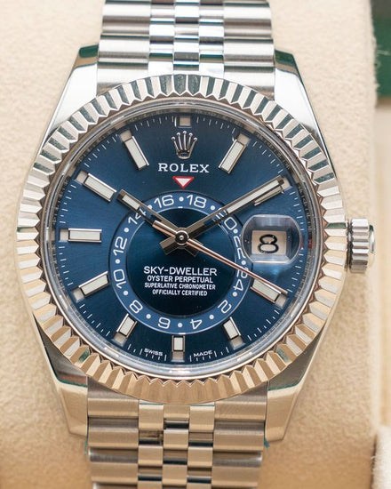 2021 Rolex Sky-Dweller 42MM Blue Dial Jubilee Bracelet (326934)