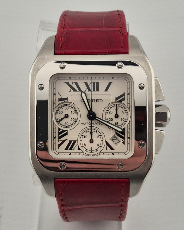 No Reserve - Cartier Santos 100 (W20090X8)