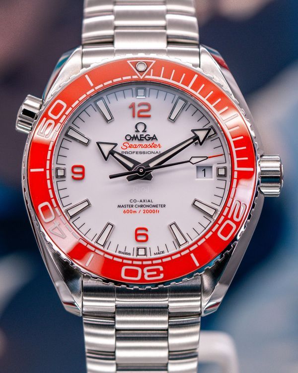 Omega Seamaster Planet Ocean 600M 43.5MM White Dial Steel Bracelet (215.30.44.21.04.001)