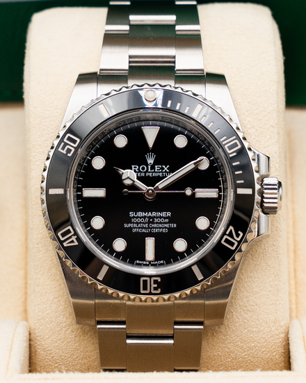 2018 Rolex Submariner No-Date 40MM Black Dial Oyster Bracelet (114060)