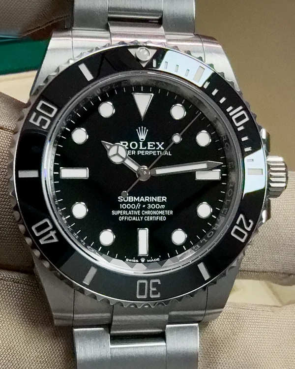 2023 Rolex Submariner No-Date 41MM Black Dial Oyster Bracelet (124060)