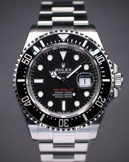 2024 Rolex Sea-Dweller "Red Letters" 43MM Black Dial Oyster Bracelet (126600)