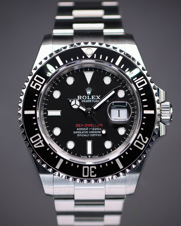 2024 Rolex Sea-Dweller "Red Letters" 43MM Black Dial Oyster Bracelet (126600)