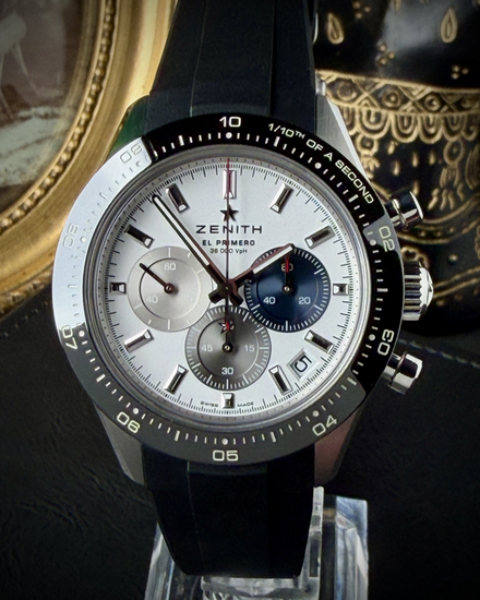 2026 Zenith Chronomaster Sport 41MM White Dial Rubber Strap (03.3100.3600/69.R951)