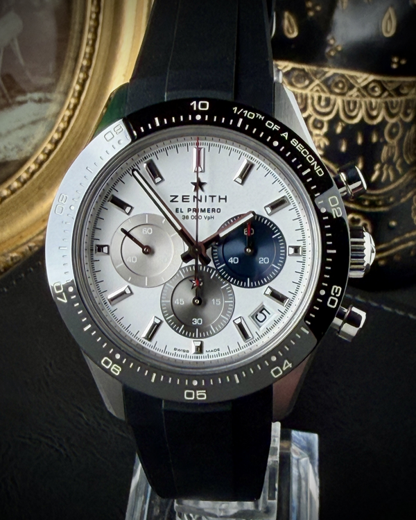 2026 Zenith Chronomaster Sport 41MM White Dial Rubber Strap (03.3100.3600/69.R951)