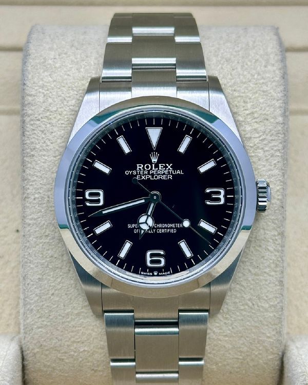 2024 Rolex Explorer 36MM Black Dial Oyster Bracelet (124270)