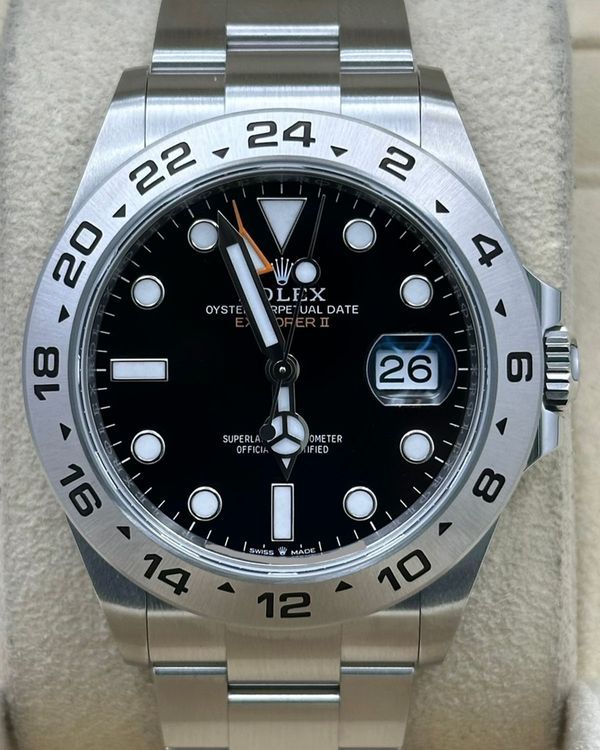 2024 Rolex Explorer II 42MM Black Dial Oyster Bracelet (226570)