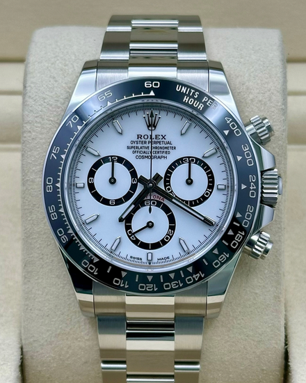 2025 Rolex Cosmograph Daytona "Panda" 40MM White Dial Oyster Bracelet (126500LN)