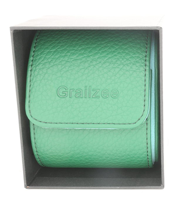 No Reserve - Limited Edition 1/2 Grailzee Green Leather Watch Roll
