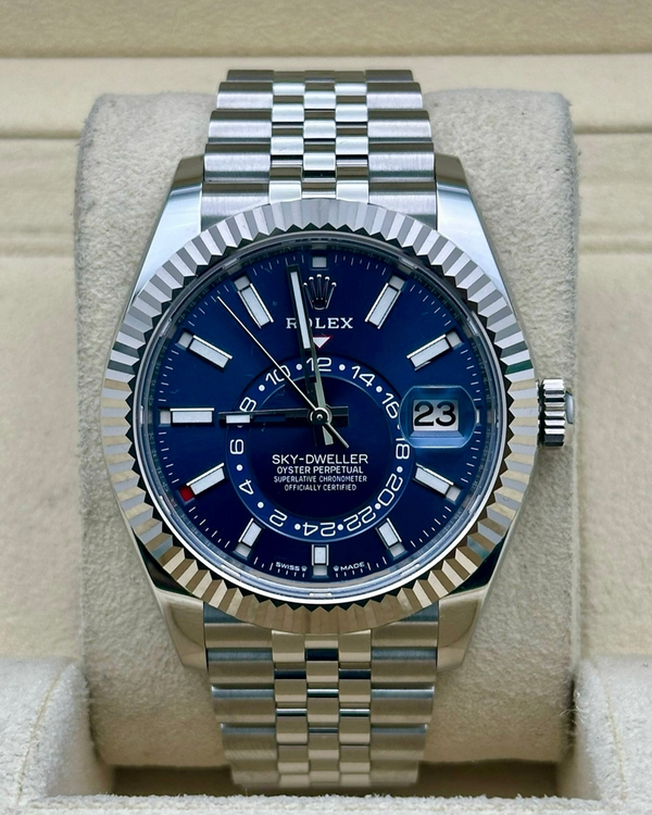 2024 Rolex Sky-Dweller 42MM Blue Dial Jubilee Bracelet (336934)