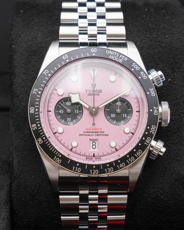 2026 Tudor Black Bay Chrono "Flamingo" 41MM Pink Dial Steel Bracelet (79360N)