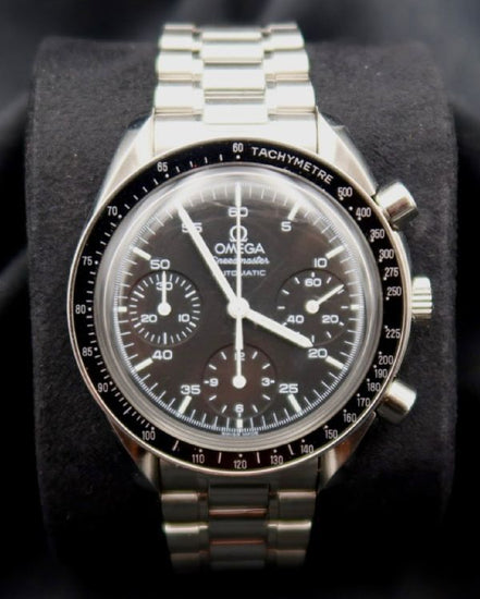 No Reserve - 1999 Omega Speedmaster Reduced 39MM Black Dial Steel Bracelet (3510.50.00)