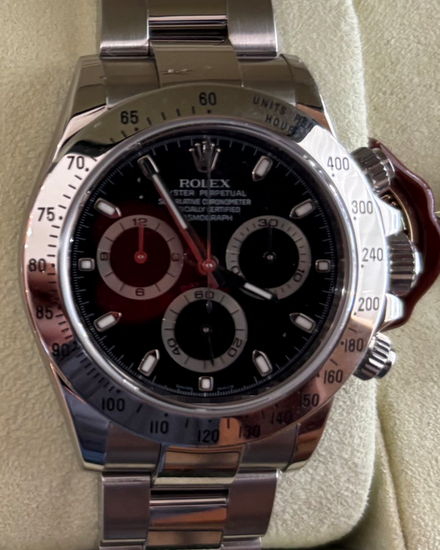 2008 Rolex Cosmograph Daytona 40MM Black Dial Oyster Bracelet (116520)
