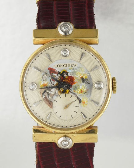 Longines Vintage Monarch 29MM Cream Dial Aftermarket Leather Strap (Cal. 22L)